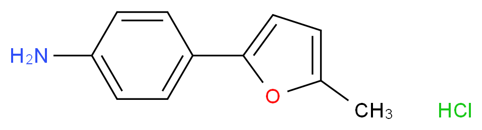 4-(5-Methyl-2-furyl)aniline hydrochloride_Molecular_structure_CAS_)