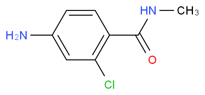 4-amino-2-chloro-N-methylbenzamide_Molecular_structure_CAS_)