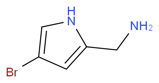 (4-bromo-1H-pyrrol-2-yl)methanamine_Molecular_structure_CAS_)