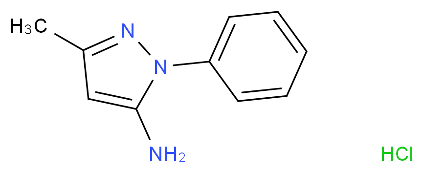 3-methyl-1-phenyl-1H-pyrazol-5-amine hydrochloride_Molecular_structure_CAS_)