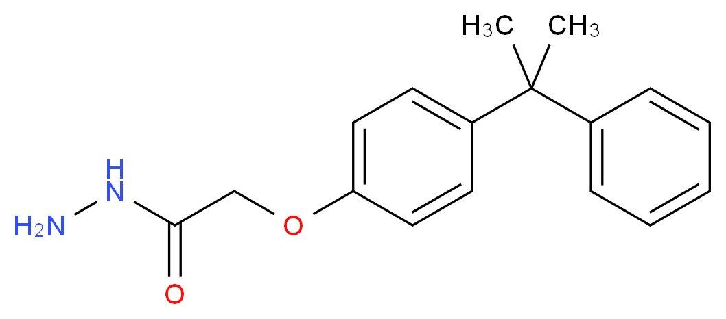2-[4-(1-methyl-1-phenylethyl)phenoxy]acetohydrazide_Molecular_structure_CAS_70757-64-1)