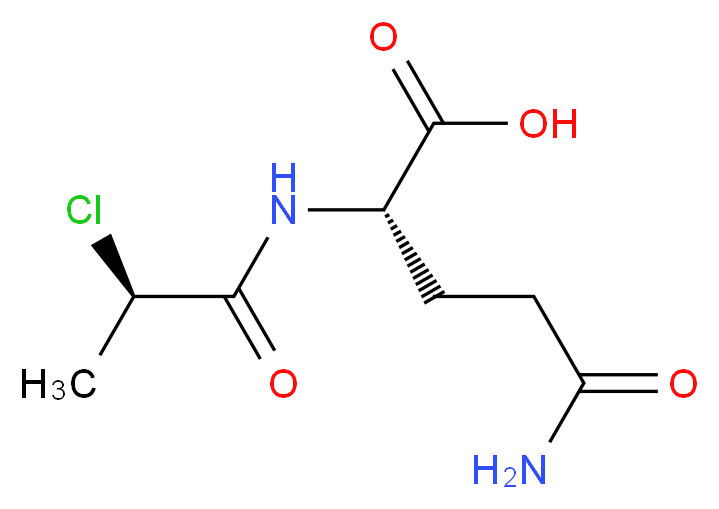 (S)-5-Amino-2-((R)-2-chloropropanamido)-5-oxopentanoic acid_Molecular_structure_CAS_159141-33-0)