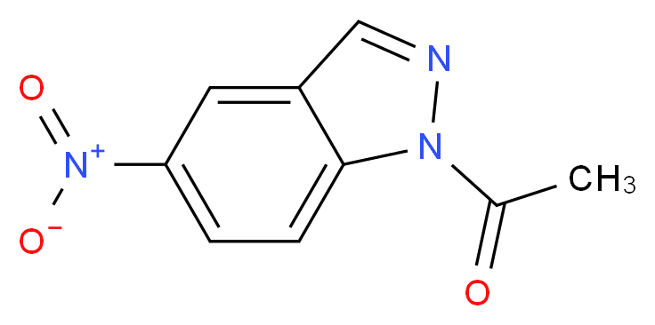 1-Acetyl-5-nitro-1H-indazole_Molecular_structure_CAS_13436-55-0)