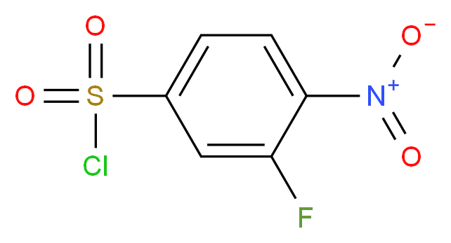 3-Fluoro-4-nitrobenzenesulfonyl chloride_Molecular_structure_CAS_86156-93-6)