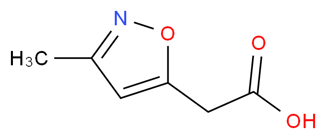 (3-Methylisoxazol-5-yl)acetic acid_Molecular_structure_CAS_19668-85-0)
