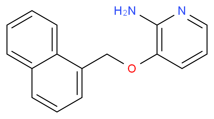 3-(1-NAPHTHYLMETHOXY)PYRIDIN-2-AMINE_Molecular_structure_CAS_)