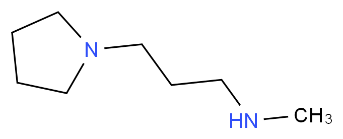 N-Methyl-3-(1-pyrrolidinyl)-1-propanamine_Molecular_structure_CAS_)