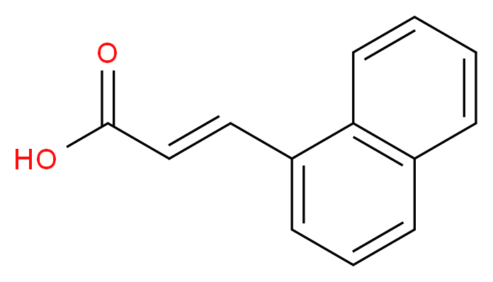 3-(1-Naphthyl)acrylic acid_Molecular_structure_CAS_)