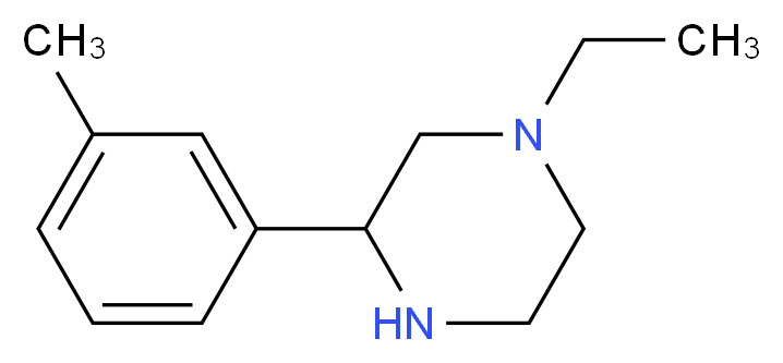 1-ethyl-3-(3-methylphenyl)piperazine_Molecular_structure_CAS_)