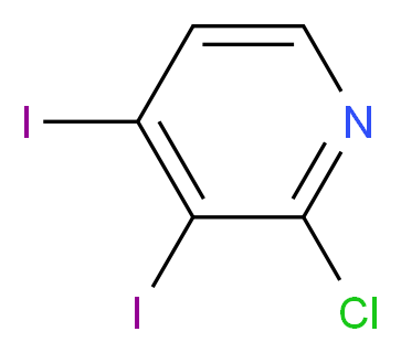 2-Chloro-3,4-diiodopyridine_Molecular_structure_CAS_153034-91-4)