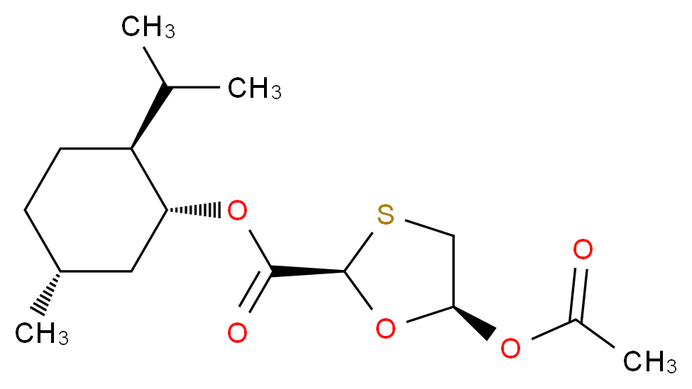 (2R,5S)-L-Menthol-5-(acetyloxy)-1,3-oxathiolane-2-carboxylate_Molecular_structure_CAS_147126-65-6)