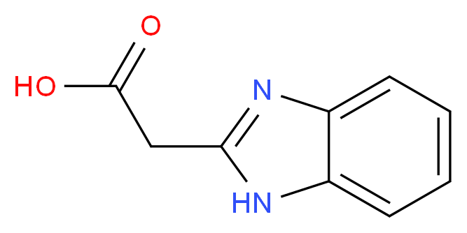 1H-benzimidazol-2-ylacetic acid_Molecular_structure_CAS_13570-08-6)