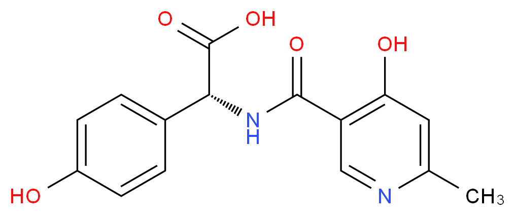 (R)-2-(4-Hydroxy-6-MethylnicotinaMido)-2-(4-hydroxyphenyl)acetic acid_Molecular_structure_CAS_70785-61-4)