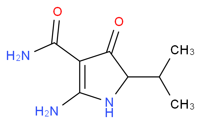 2-amino-5-isopropyl-4-oxo-4,5-dihydro-1H-pyrrole-3-carboxamide_Molecular_structure_CAS_)