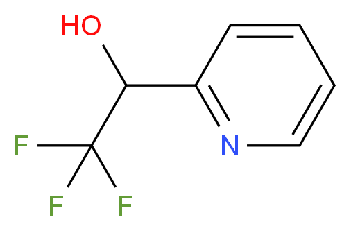 2,2,2-trifluoro-1-(pyridin-2-yl)ethan-1-ol_Molecular_structure_CAS_)