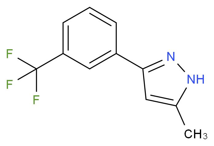 5-Methyl-3-[3-(trifluoromethyl)phenyl]-1H-pyrazole_Molecular_structure_CAS_)
