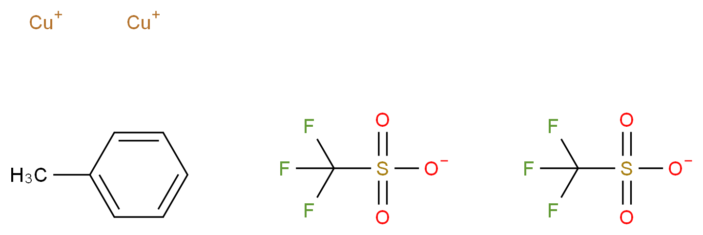 Copper(I) trifluoromethanesulfonate toluene complex (2:1)_Molecular_structure_CAS_48209-28-5)