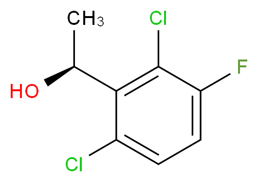(S)-1-(2,6-Dichloro-3-fluoro-phenyl)-ethanol_Molecular_structure_CAS_877397-65-4)
