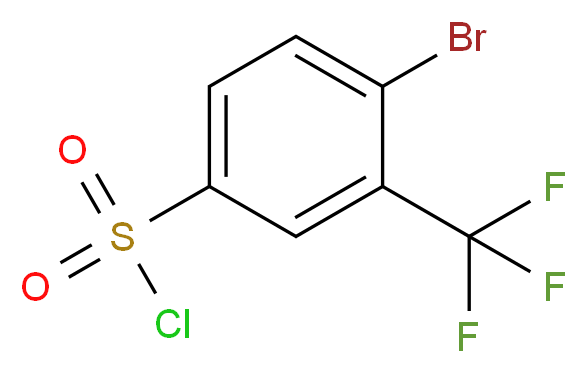 4-Bromo-3-(trifluoromethyl)benzenesulfonyl chloride_Molecular_structure_CAS_351003-47-9)