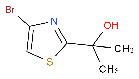 2-(4-Bromothiazole)propan-2-ol_Molecular_structure_CAS_761447-63-6)