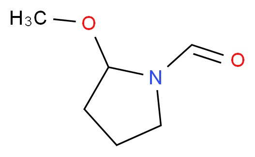 2-Methoxy-1-pyrrolidinecarboxaldehyde,mixture of cis and trans_Molecular_structure_CAS_61020-06-2)