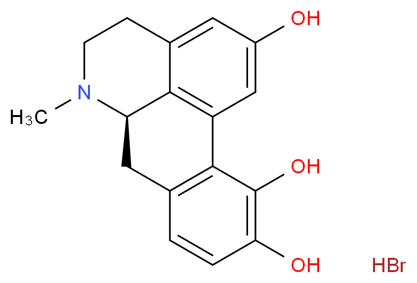 R(-)-2,10,11-Trihydroxyaporphine hydrobromide_Molecular_structure_CAS_77630-01-4)