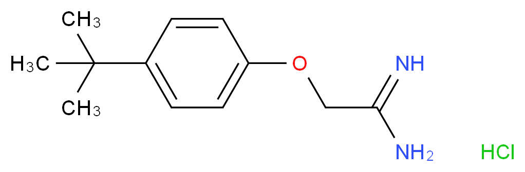 2-(4-tert-butylphenoxy)ethanimidamide hydrochloride_Molecular_structure_CAS_)