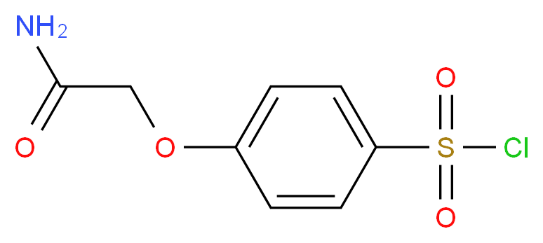 4-Carbamoylmethoxy-benzenesulfonyl chloride_Molecular_structure_CAS_)