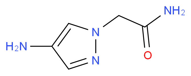 2-(4-amino-1H-pyrazol-1-yl)acetamide_Molecular_structure_CAS_)
