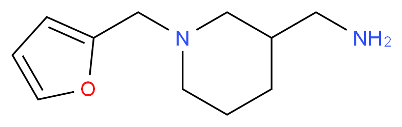 1-[1-(2-Furylmethyl)-3-piperidinyl]methanamine_Molecular_structure_CAS_)