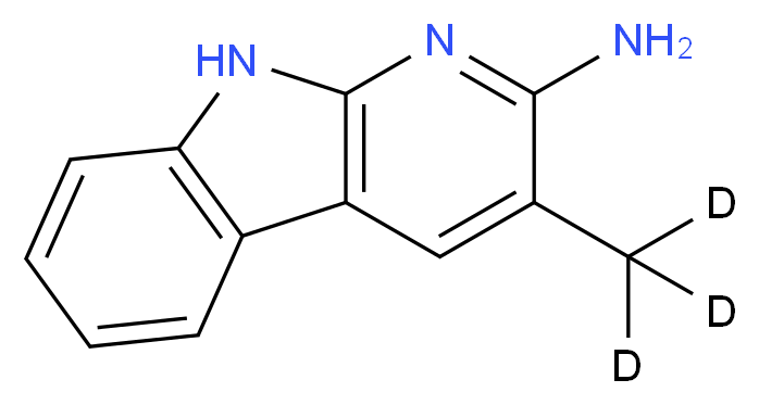 2-Amino-3-methyl-9H-pyrido[2,3-b]indole-d3_Molecular_structure_CAS_)