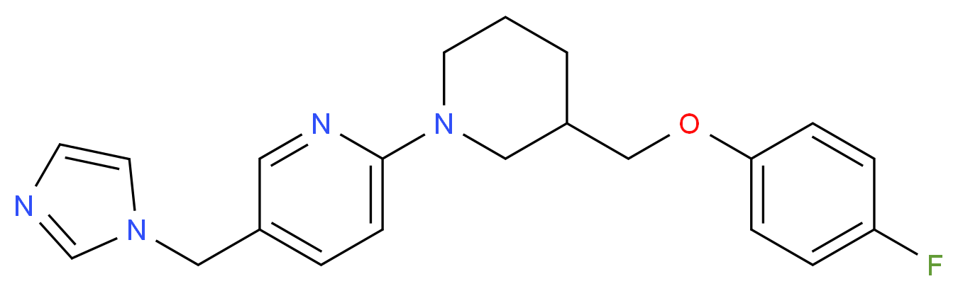 2-{3-[(4-fluorophenoxy)methyl]-1-piperidinyl}-5-(1H-imidazol-1-ylmethyl)pyridine_Molecular_structure_CAS_)