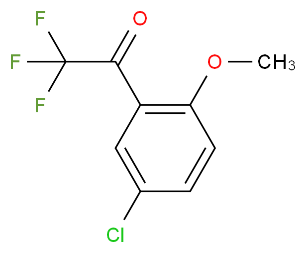 1-(5-CHLORO-2-METHOXY-PHENYL)-2,2,2-TRIFLUORO-ETHANONE_Molecular_structure_CAS_886371-34-2)