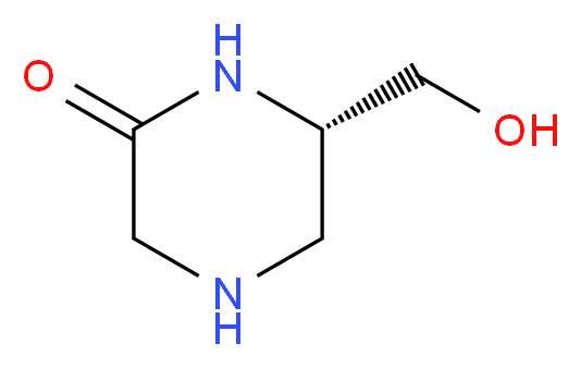 (6S)-6-(hydroxymethyl)piperazin-2-one_Molecular_structure_CAS_)