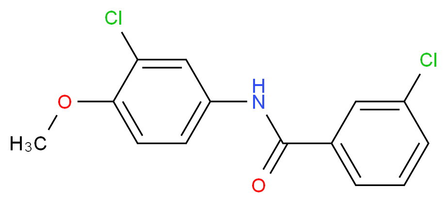 3-Chloro-N-(3-chloro-4-methoxyphenyl)benzamide_Molecular_structure_CAS_420814-92-2)
