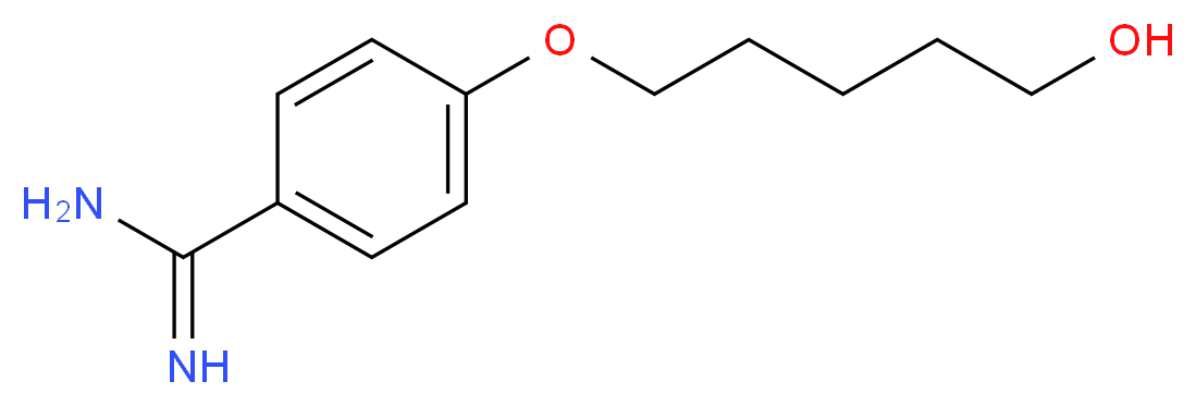 5-(4-Amidinophenoxy)-1-pentanol _Molecular_structure_CAS_97844-81-0)