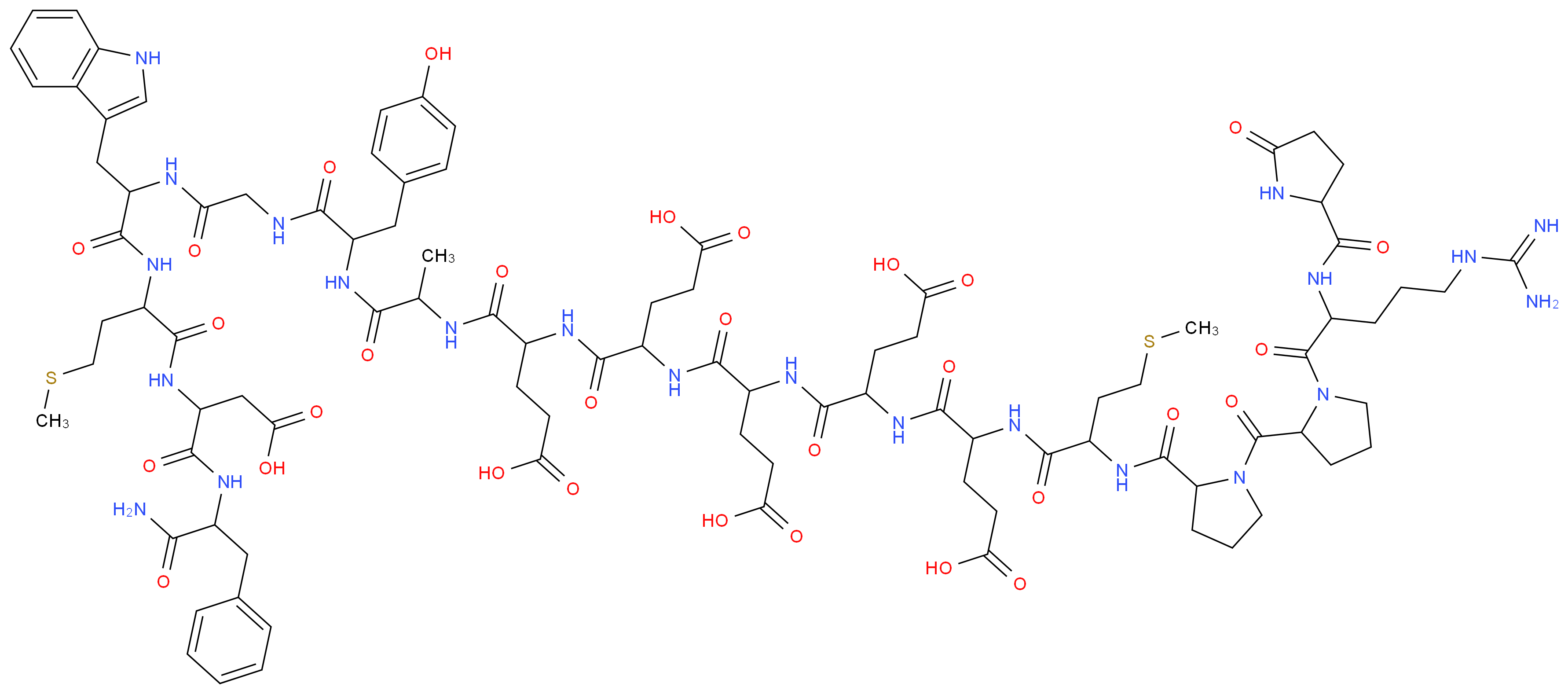 GASTRIN I_Molecular_structure_CAS_)