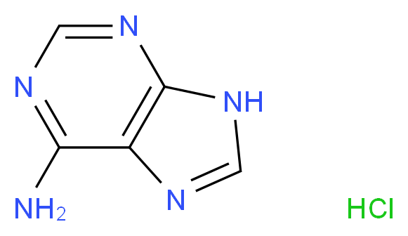 Adenine hydrochloride hydrate_Molecular_structure_CAS_2922-28-3(anhydrous))