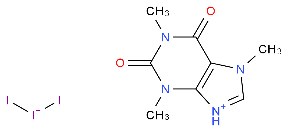 CAFFEINE TRIIODIDE_Molecular_structure_CAS_5968-71-8)