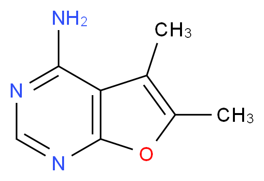 5,6-dimethylfuro[2,3-d]pyrimidin-4-amine_Molecular_structure_CAS_5117-94-2)
