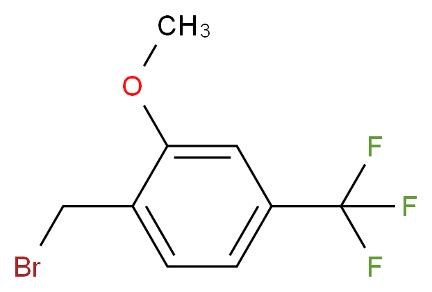 2-Methoxy-4-(trifluoromethyl)benzyl bromide, JRD_Molecular_structure_CAS_886500-59-0)