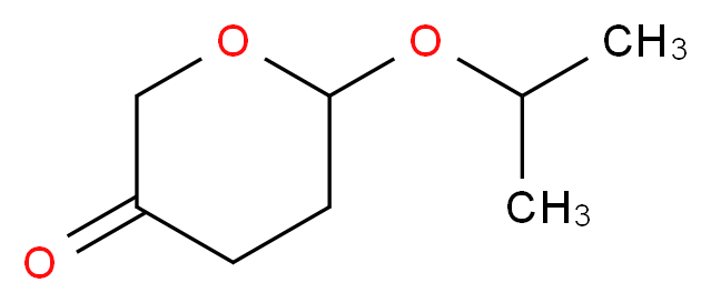 6-Isopropyloxy-dihydro-2H-pyran-3(4H)-one_Molecular_structure_CAS_65712-89-2)