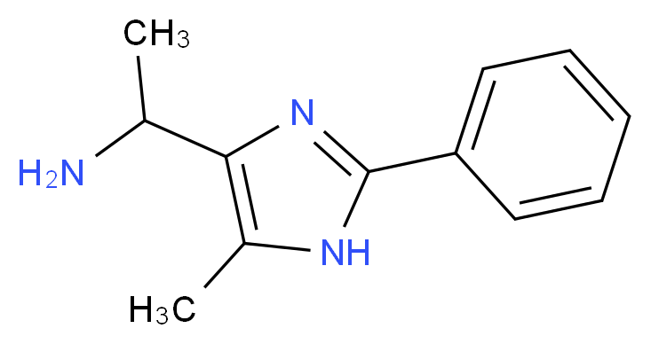 1-(5-methyl-2-phenyl-1H-imidazol-4-yl)ethanamine_Molecular_structure_CAS_)