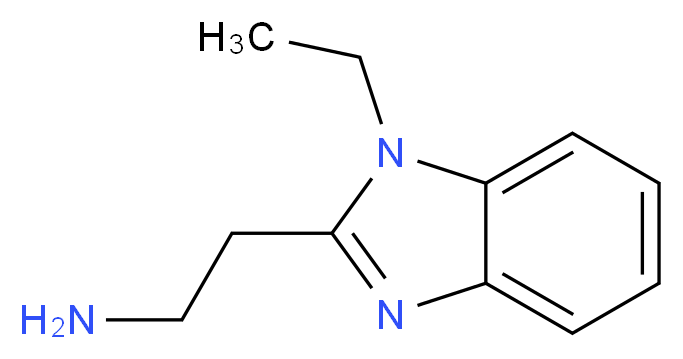 2-(2-Aminoethyl)-1-ethyl-1H-benzimidazole_Molecular_structure_CAS_)