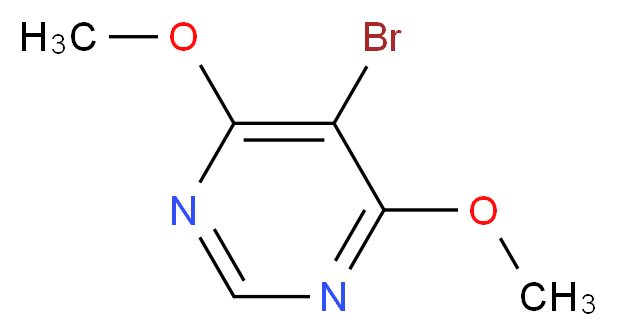 5-Bromo-4,6-dimethoxypyrimidine_Molecular_structure_CAS_4319-77-1)