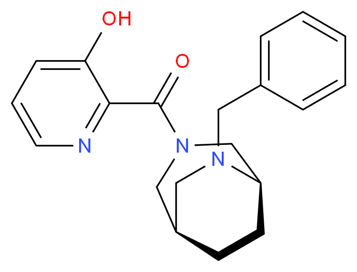 2-{[(1R*,5R*)-6-benzyl-3,6-diazabicyclo[3.2.2]non-3-yl]carbonyl}pyridin-3-ol_Molecular_structure_CAS_)