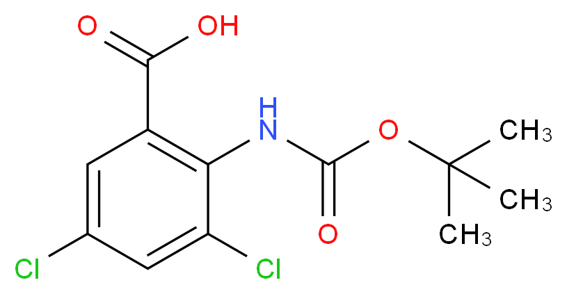 2-Boc-AMino-3,5-dichlorobenzoic acid_Molecular_structure_CAS_669713-58-0)