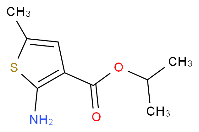 isopropyl 2-amino-5-methyl-3-thiophenecarboxylate_Molecular_structure_CAS_350998-01-5)