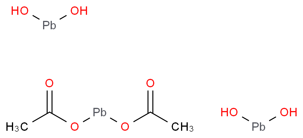 Lead subacetate_Molecular_structure_CAS_1335-32-6)