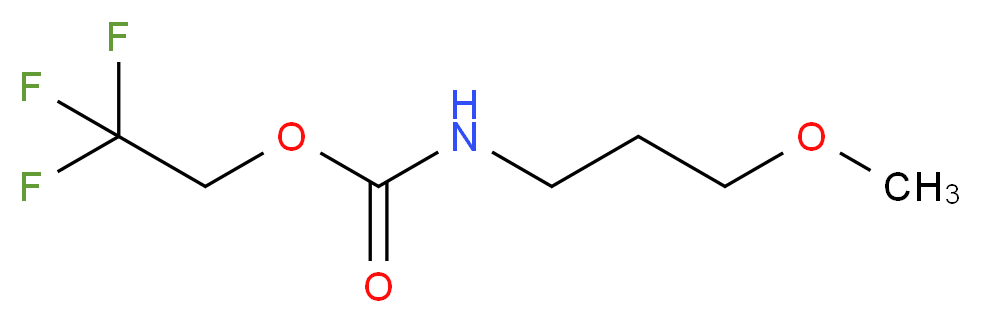 2,2,2-trifluoroethyl N-(3-methoxypropyl)carbamate_Molecular_structure_CAS_)